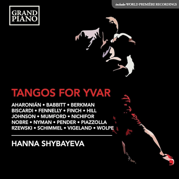 Cover of a Grand Piano CD titled "Tangos for Yvar"