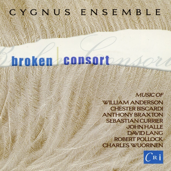 Cover of a CRI of the Cygnus Ensemble, titled "broken consort"