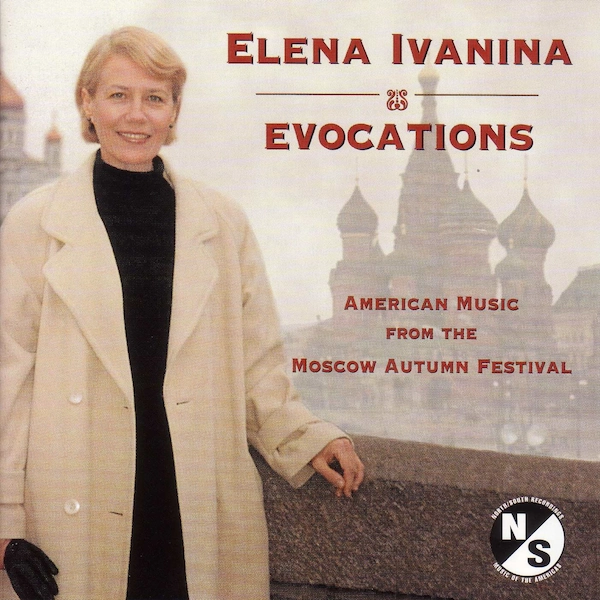 Cover of a North/South Recordings CD titled "Elena Ivanina: Evocations"